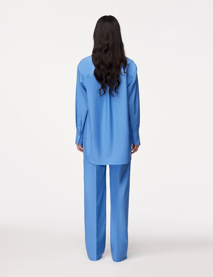 Oversized Wool Men's Shirt