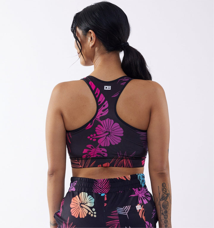 Swim Racerback Zip Compression Top - Tropadelic