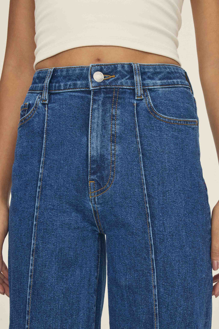 NCE - WIDE LEG JEANS | CUFF IT