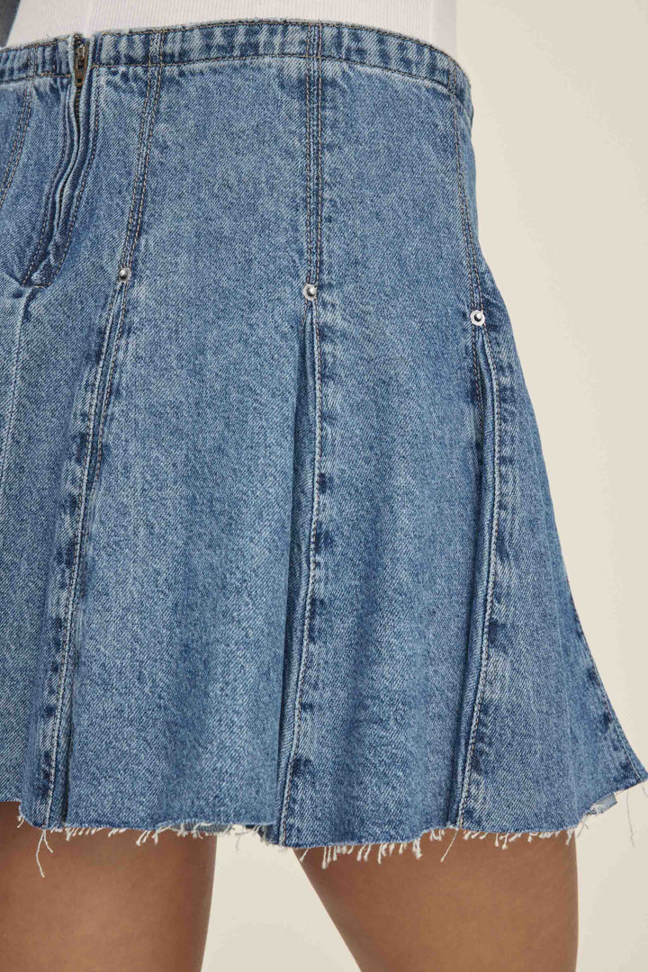 LAS - DENIM MINI SKIRT | NEW LIFE