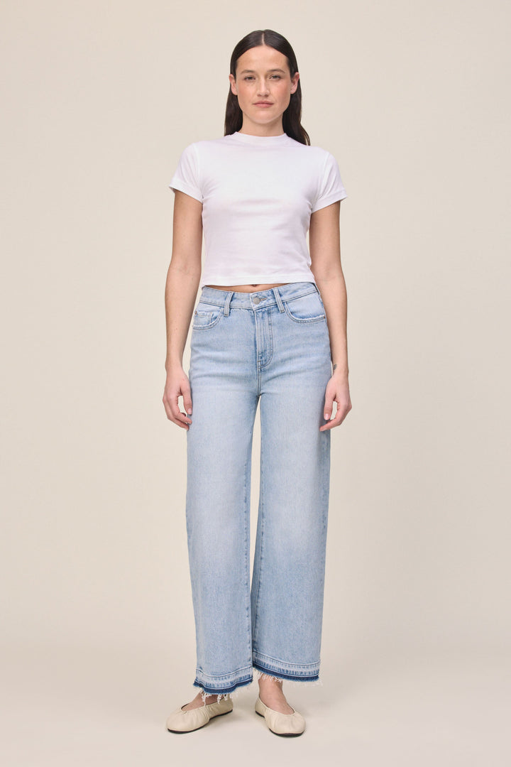 ICN - CROPPED WIDE LEG JEANS | ICE AGE