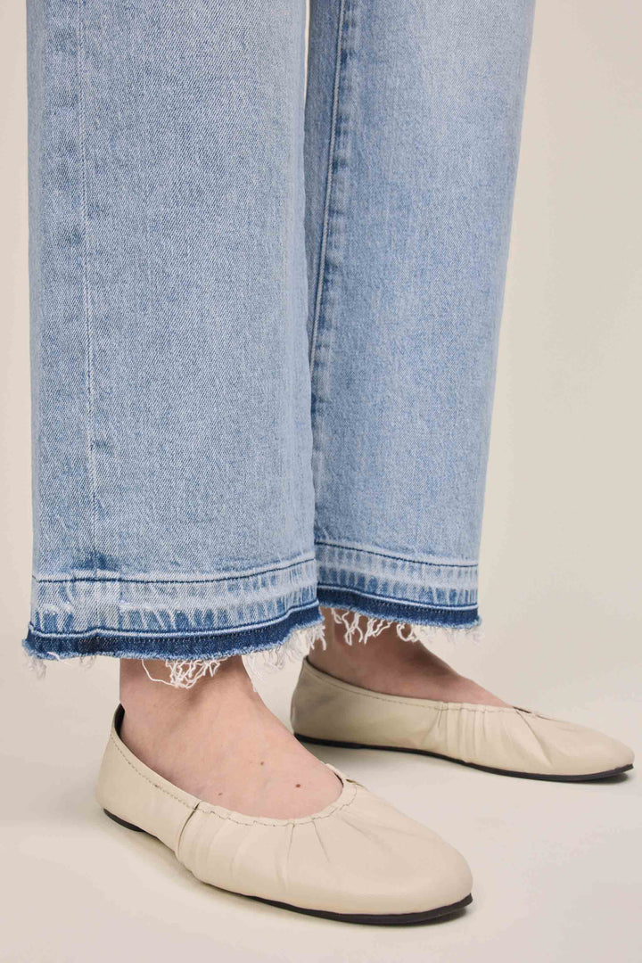 ICN - CROPPED WIDE LEG JEANS | ICE AGE
