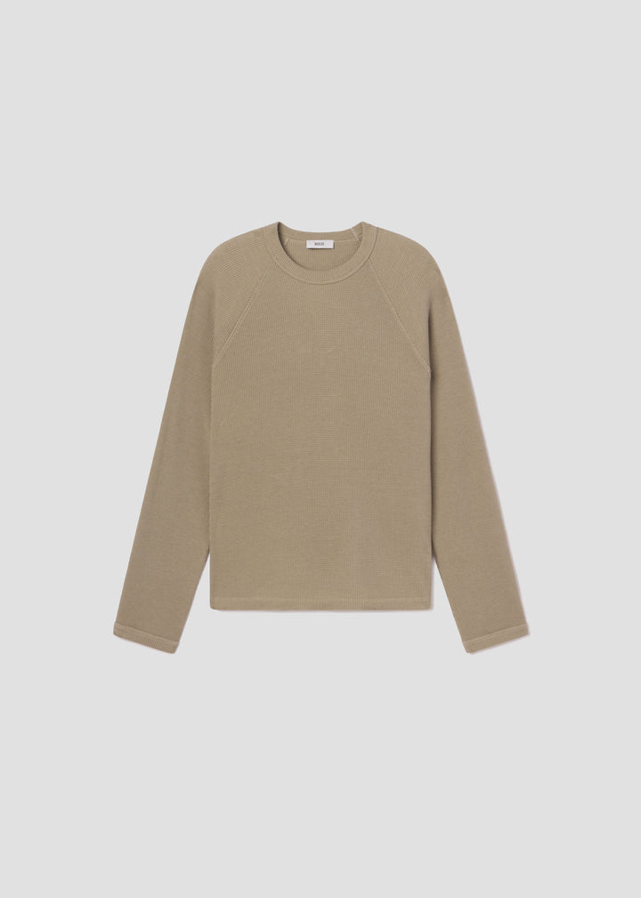 Payson Waffle Tee in Wicker