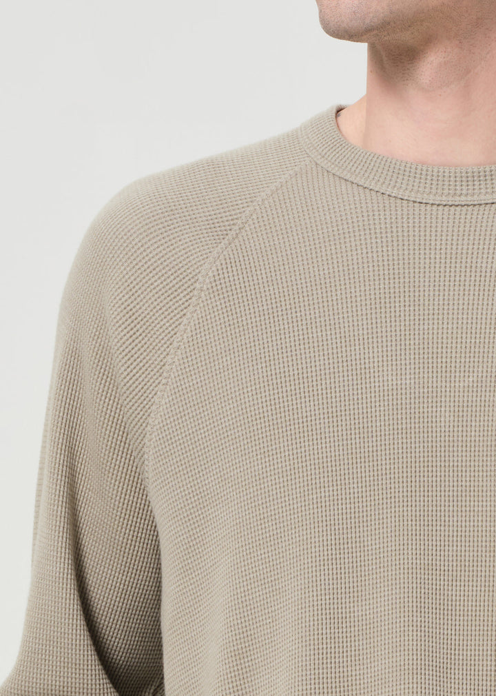 Payson Waffle Tee in Wicker