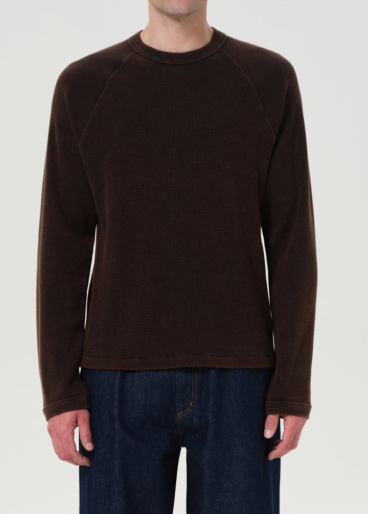 Payson Waffle Tee in Aerosol