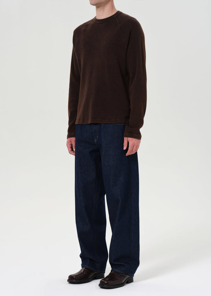 Payson Waffle Tee in Aerosol