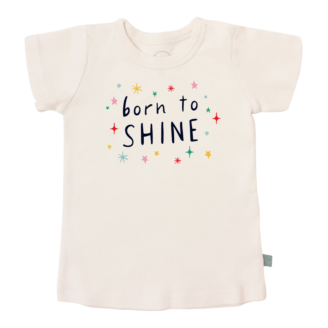 graphic tee | born to shine