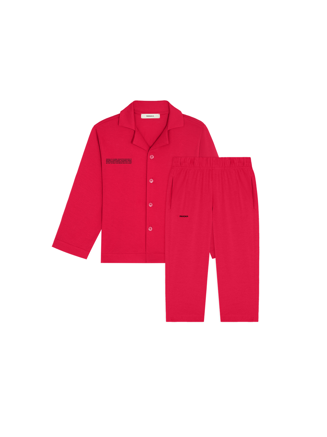 Kids' 365 Lightweight Long Playwear Set —goji red