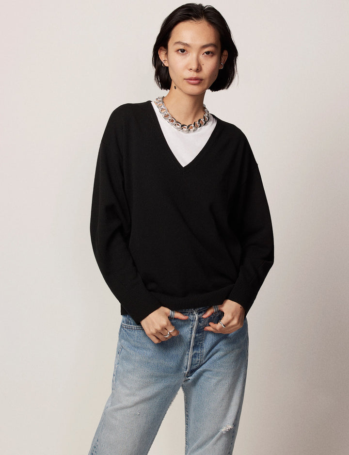 Cashmere V Neck Sweater - Resale