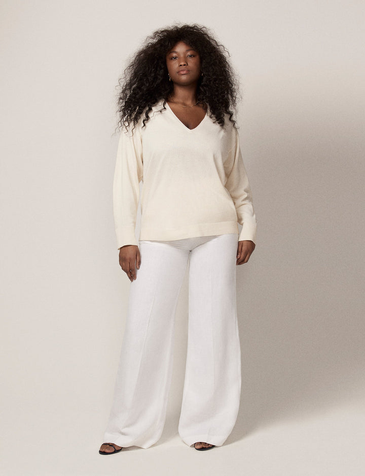 Cashmere V Neck Sweater - Resale