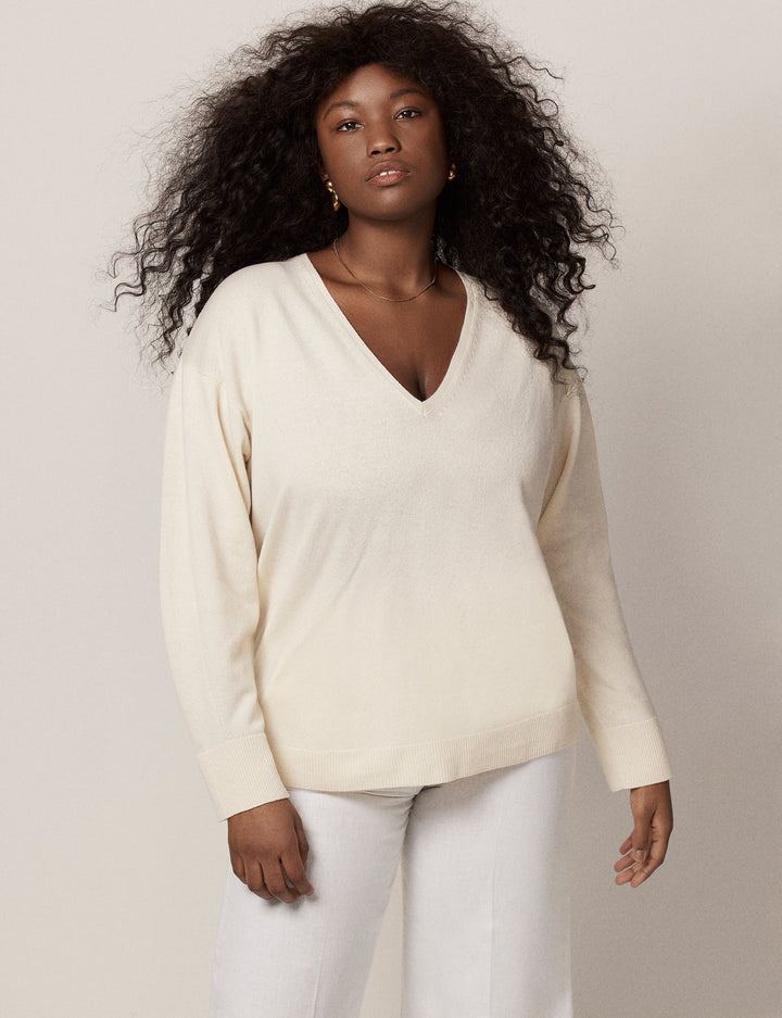 Cashmere V Neck Sweater - Resale