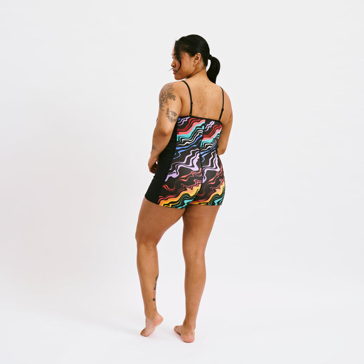 Swim 3.5" Skinny Strap Unisuit - Making Waves