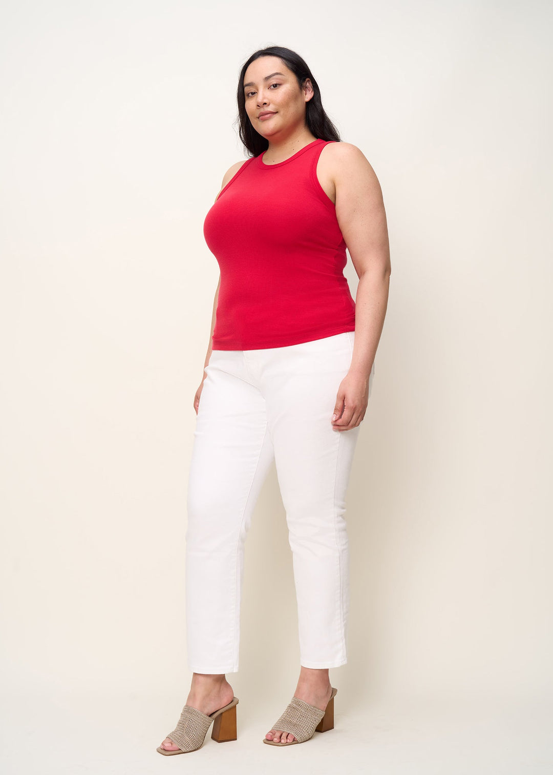 The Ribbed Racer Tank