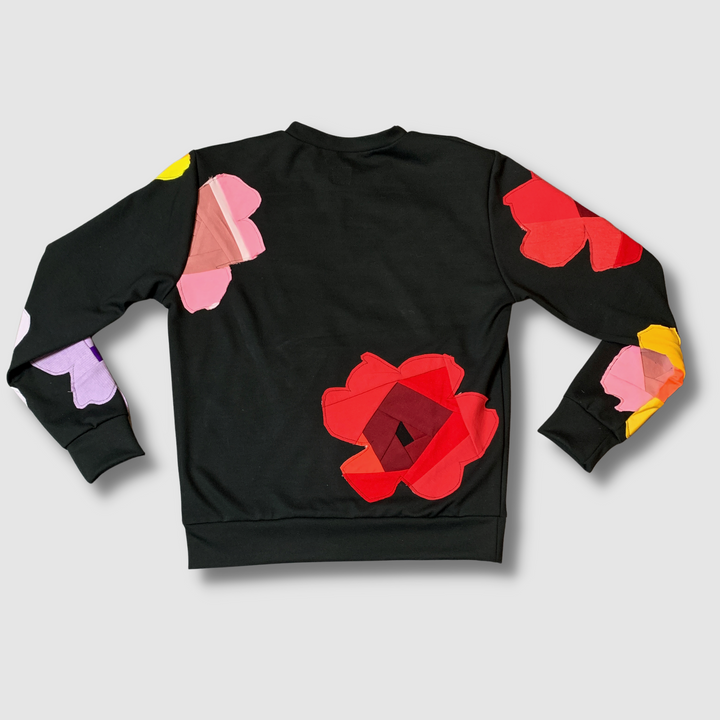 'pop art florals' sweatshirt