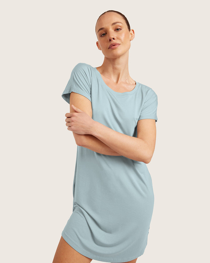 Goodnight Nightdress - Mineral Blue