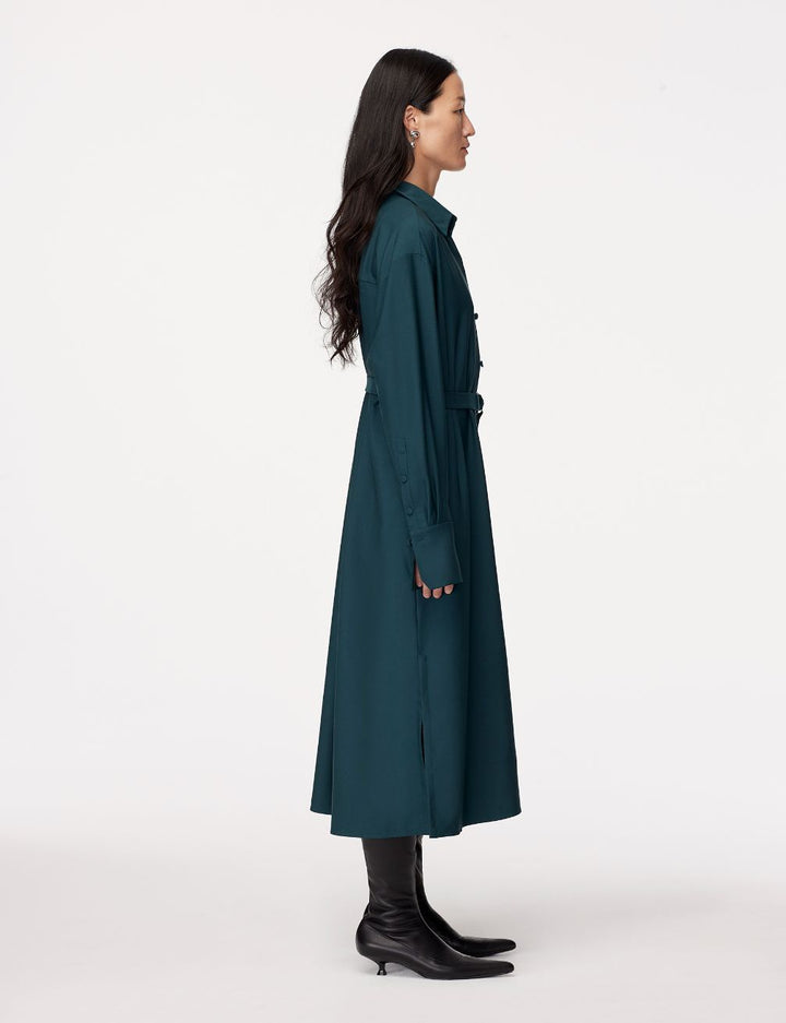 Wool Shirt Dress