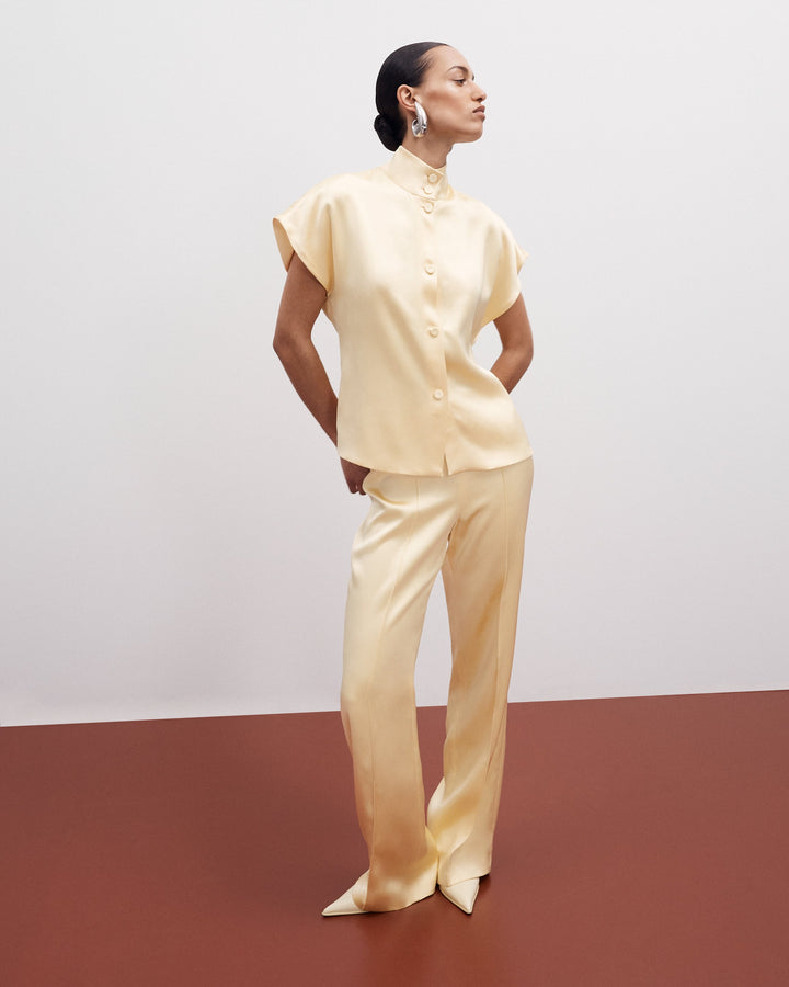 Pintuck Trouser