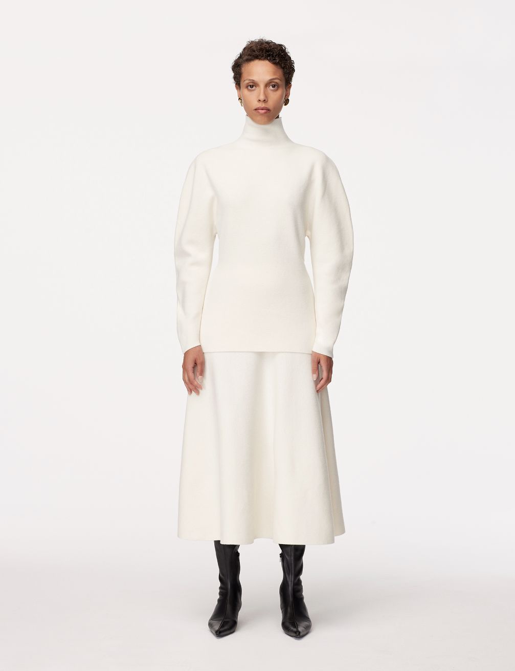 Merino Wool Knit Turtleneck