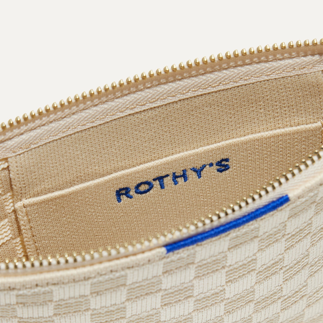 The Wallet Wristlet - Vanilla Basketweave