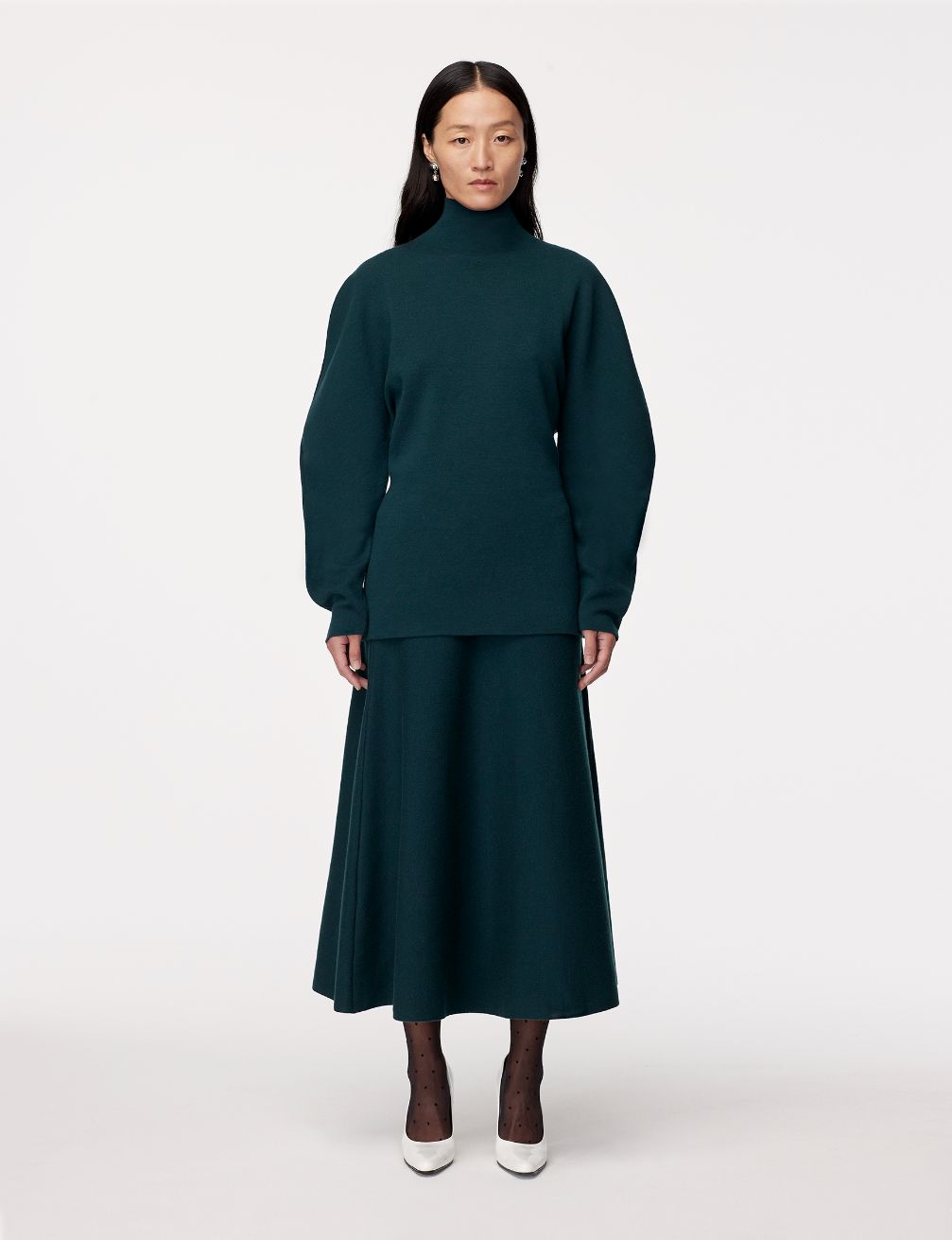 Merino Wool Knit Turtleneck