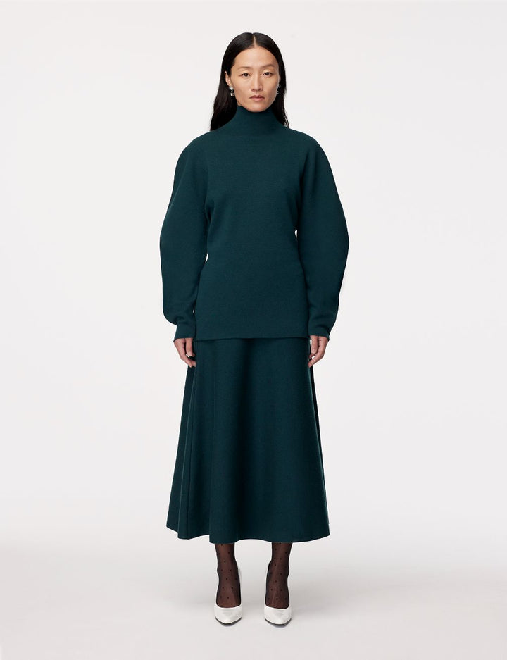 Merino Wool Knit Turtleneck