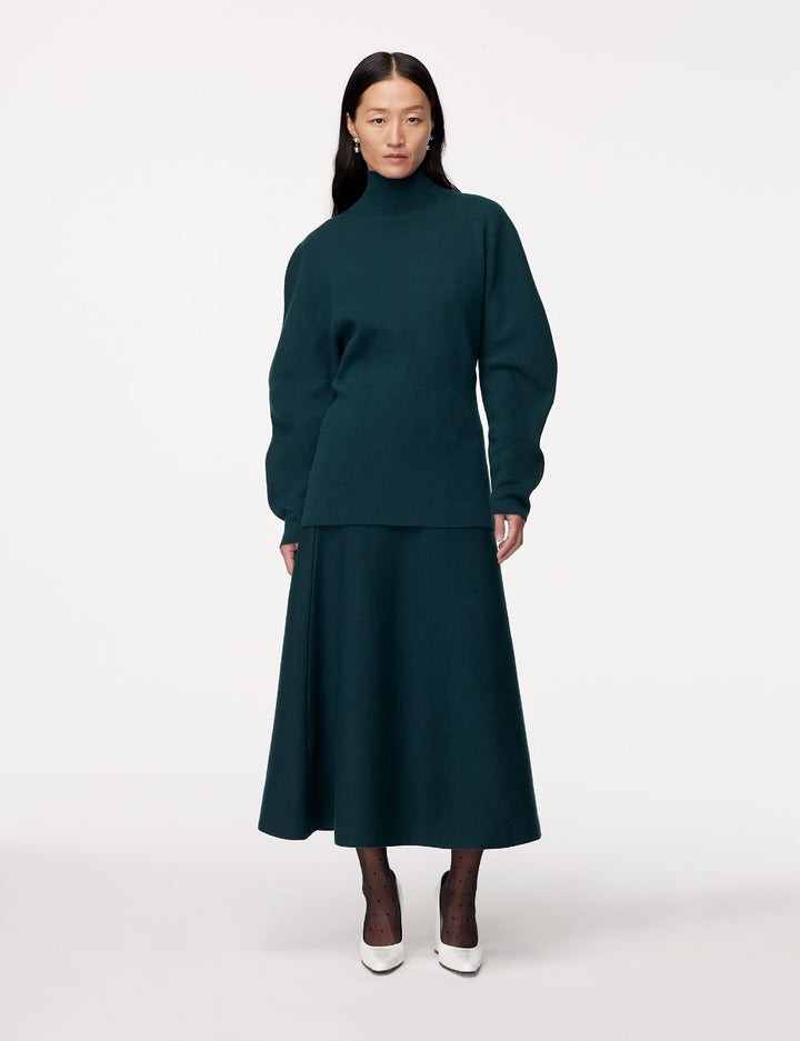Merino Wool Knit Turtleneck