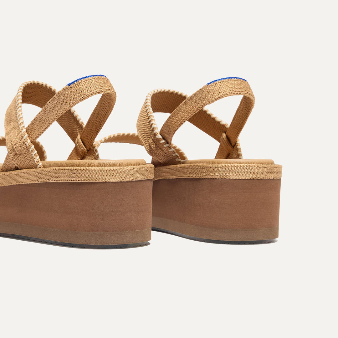 The Lightweight Wedge Sandal - Wren Whipstitch