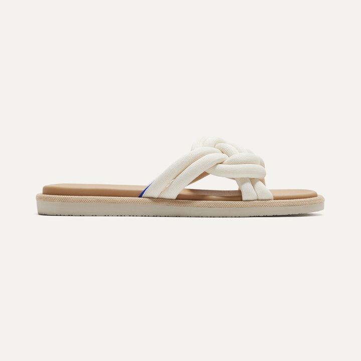 The Summer Sandal - White Sand