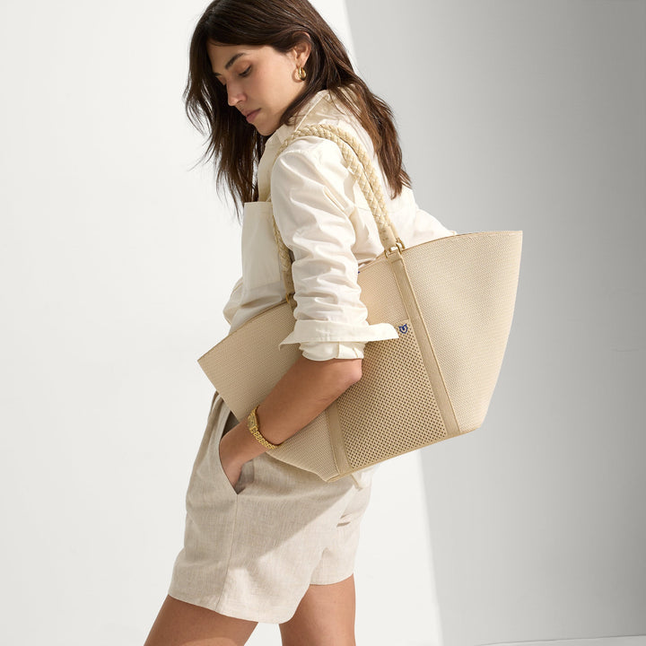 The Summer Tote - Meringue