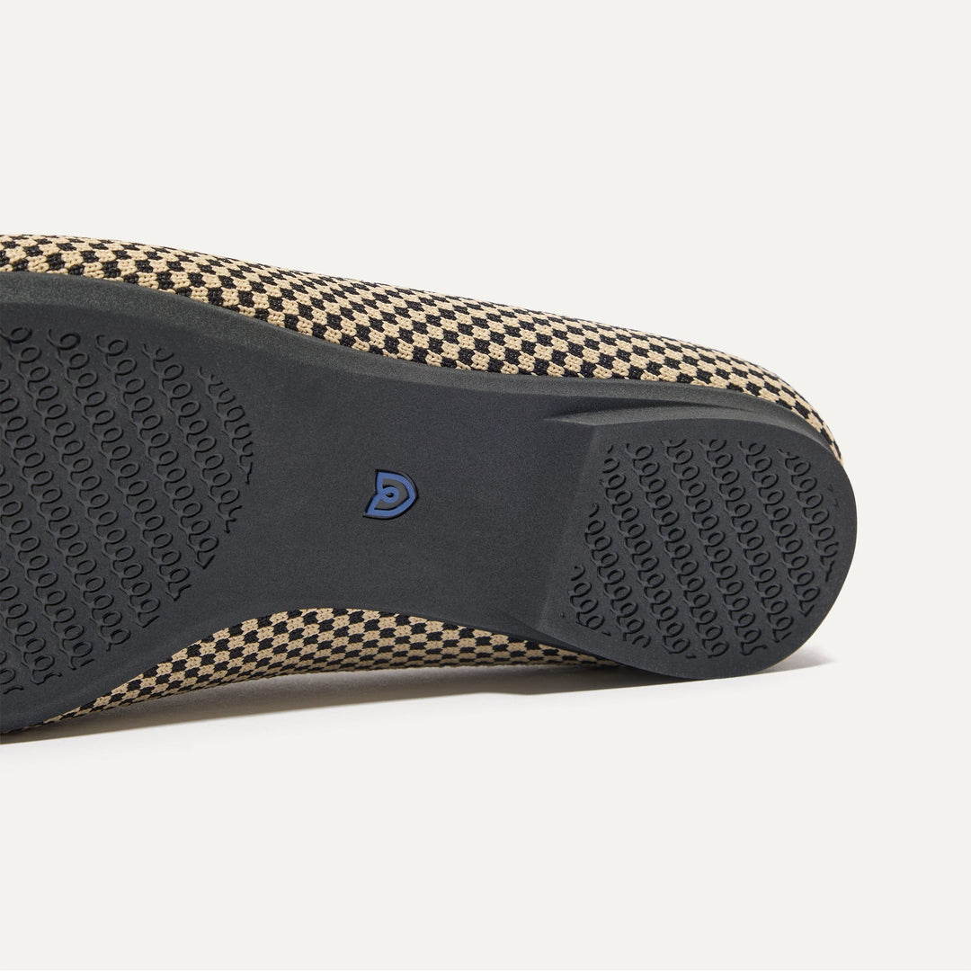 The Double Bit Loafer Mule - Classic Micro Check