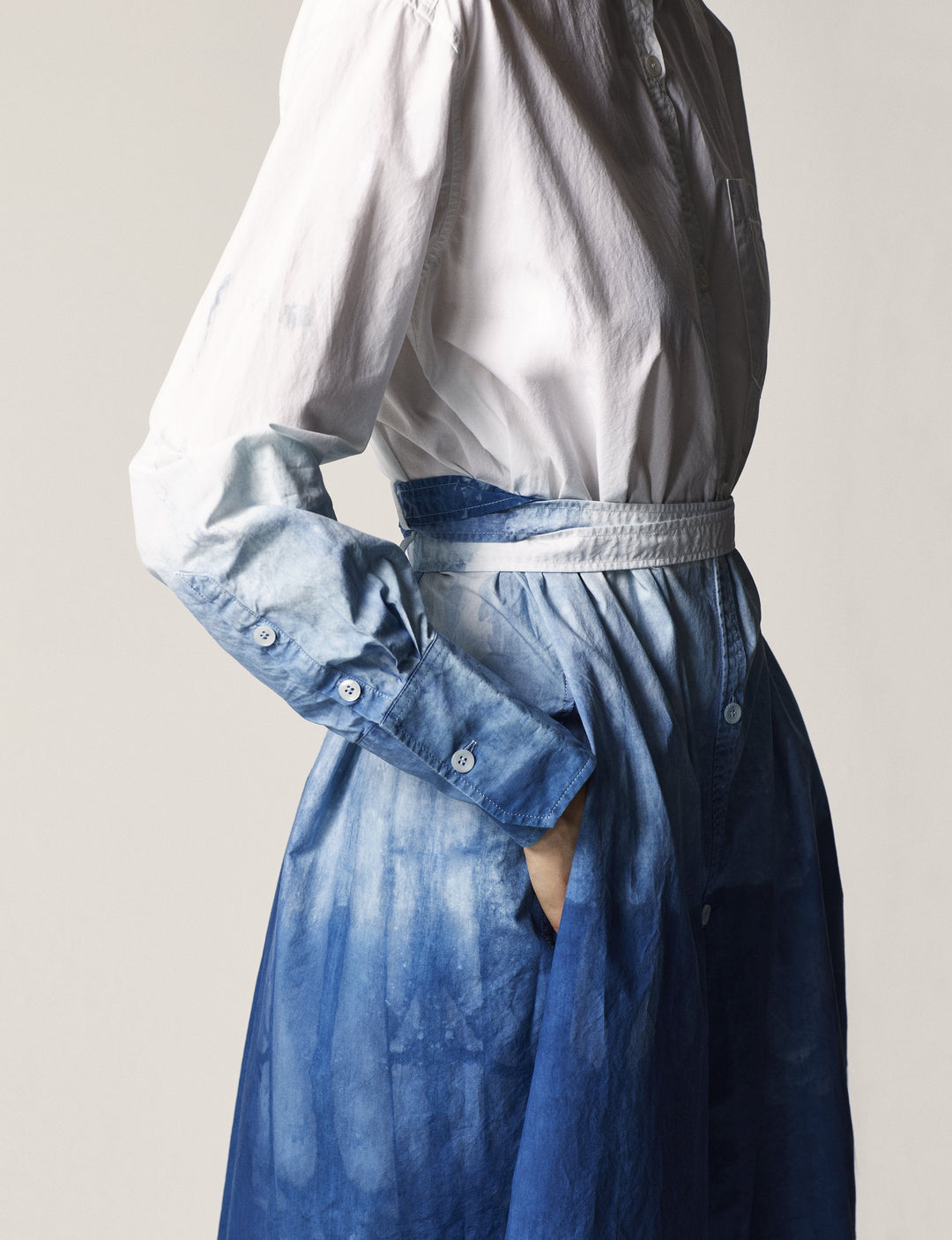 Dip Dye Shirt Dress