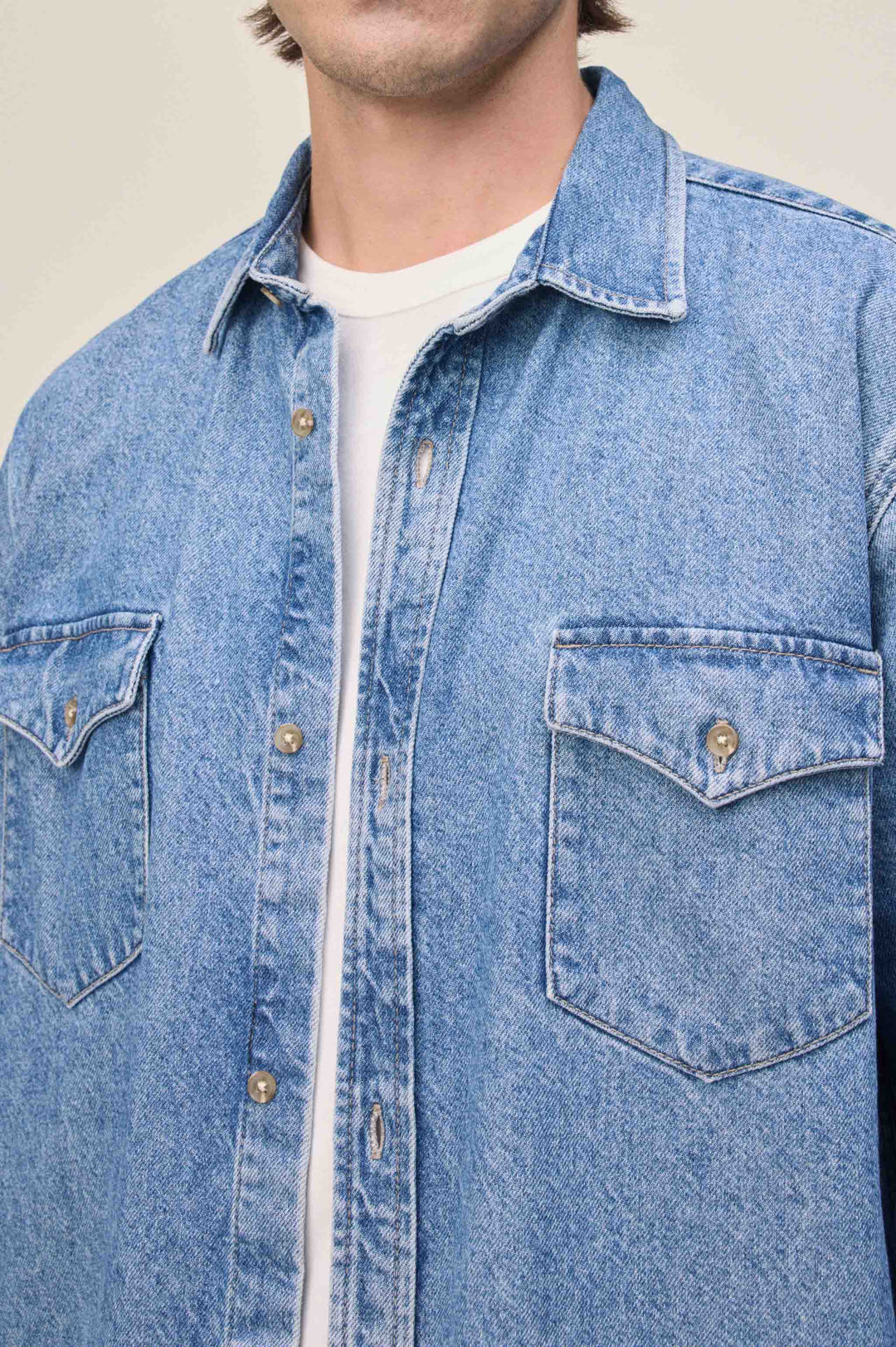 DET - DENIM SHIRT | CLEO