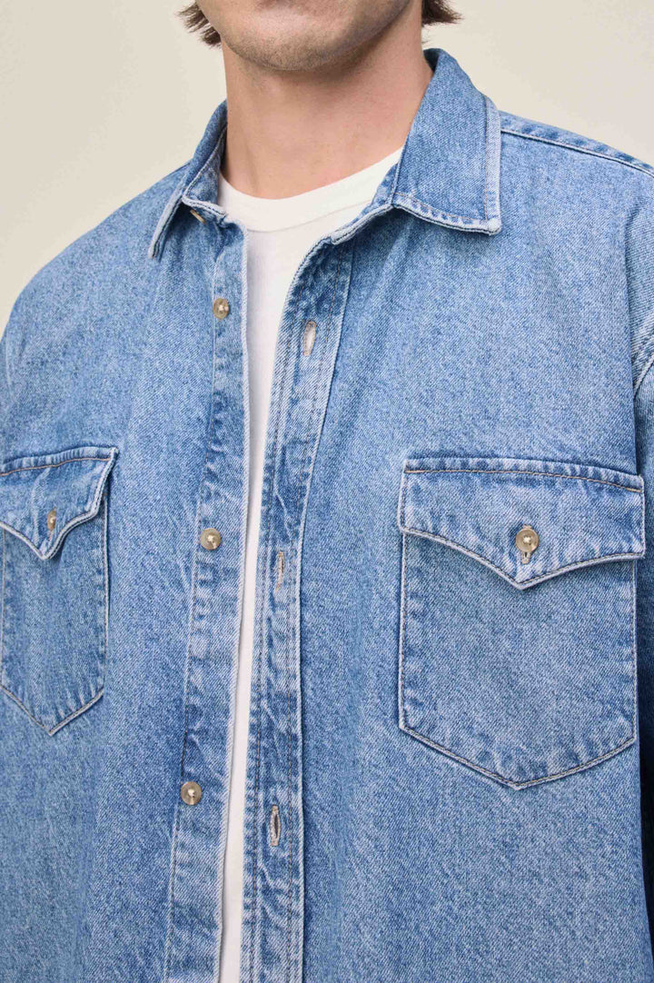 DET - DENIM SHIRT | CLEO