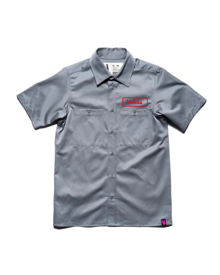"UNLESS" Printed work shirt
