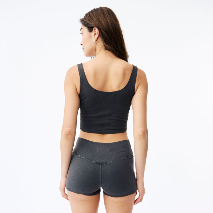 Ribbed Fitted Crop Top