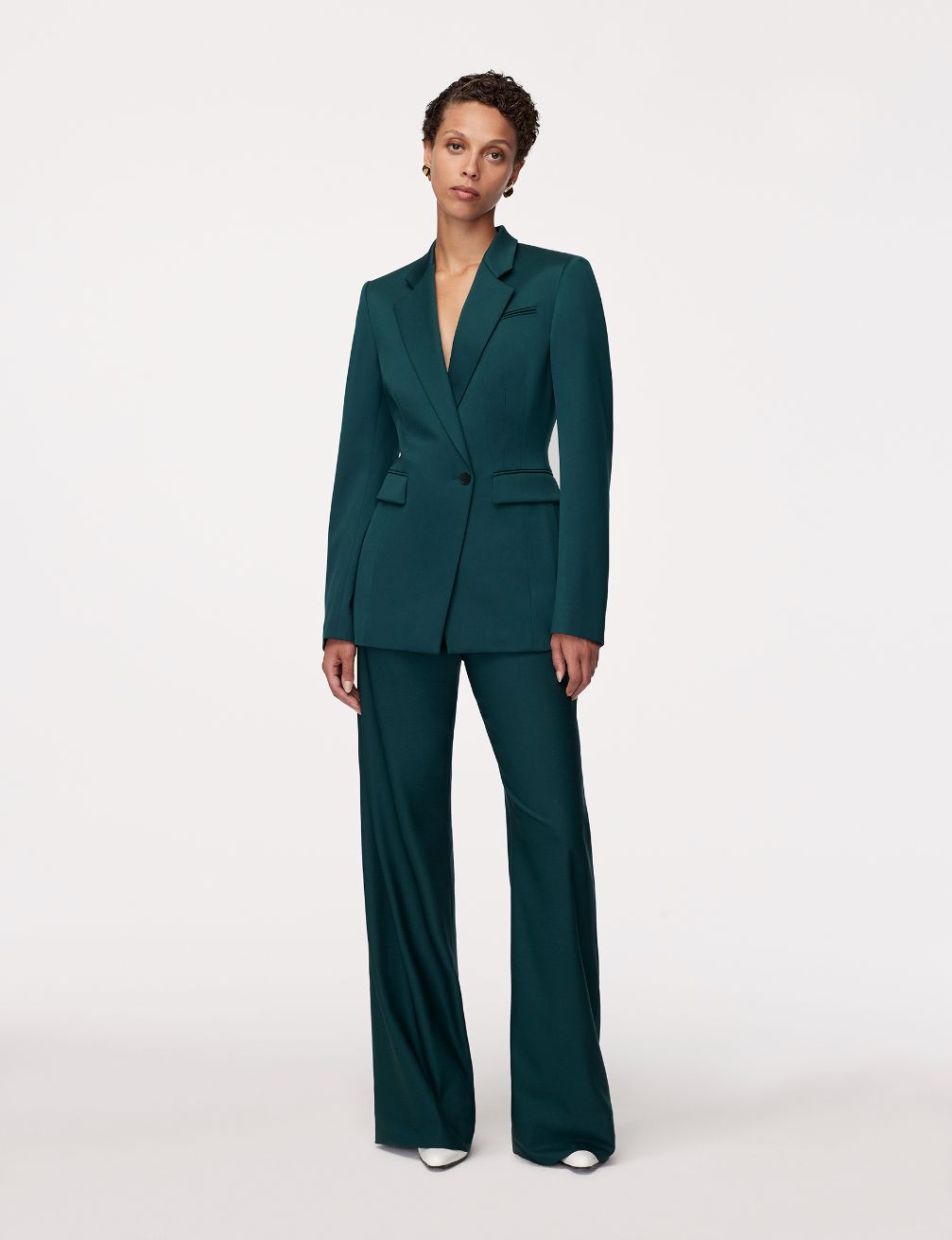 Wide Leg Suit Pant