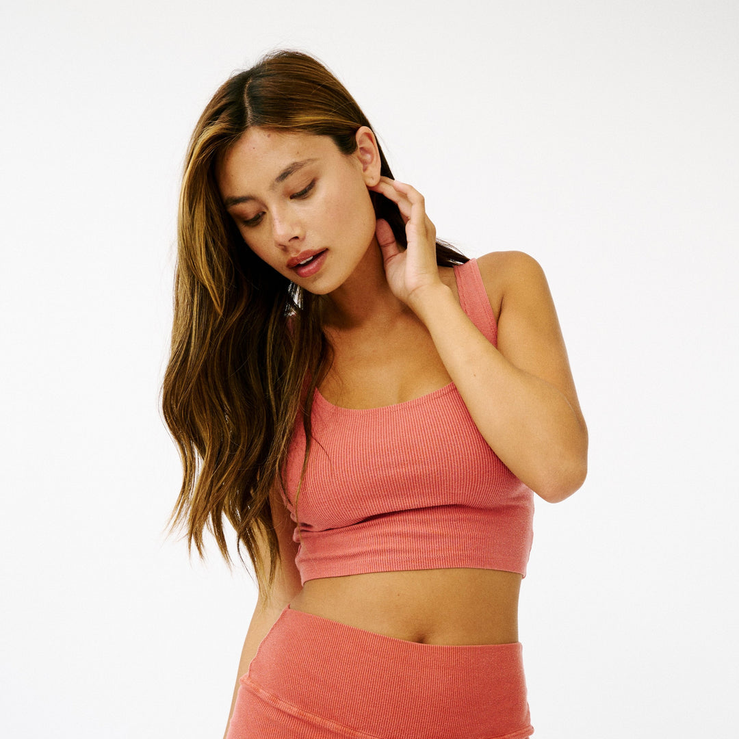 Ribbed Fitted Crop Top