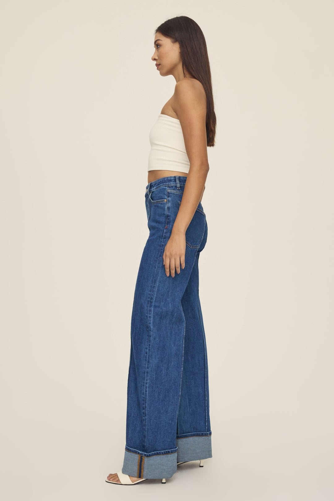 NCE - WIDE LEG JEANS | CUFF IT