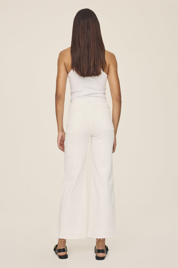 ICN - CROPPED WIDE LEG JEANS | OPTIC