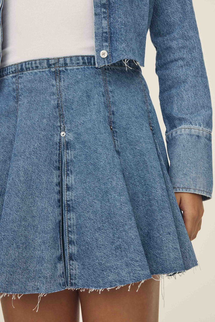 LAS - DENIM MINI SKIRT | NEW LIFE