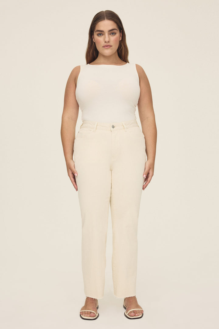 ASE PLUS - STRAIGHT JEANS | ECRU