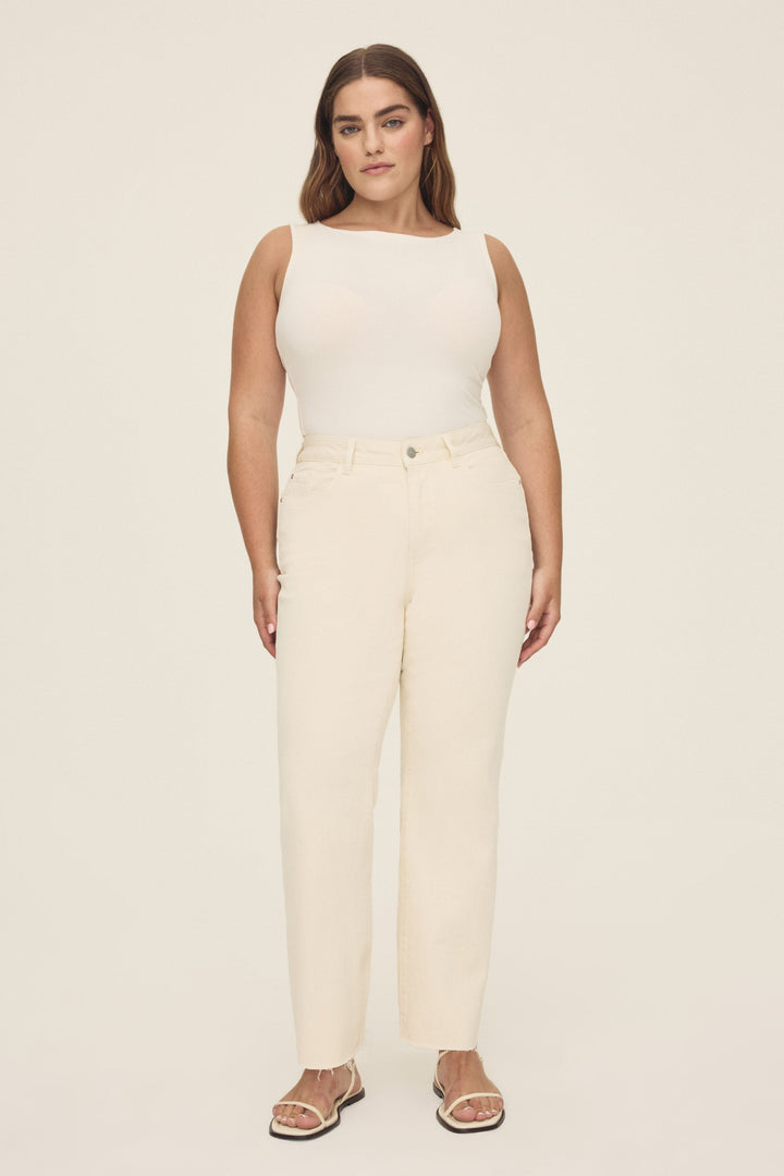 ASE PLUS - STRAIGHT JEANS | ECRU