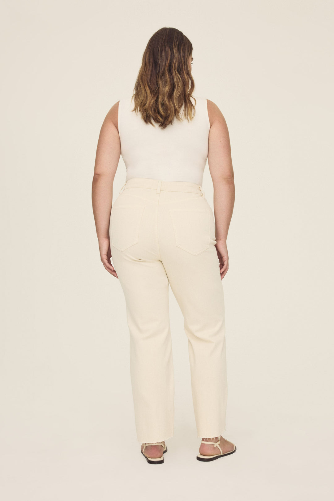 ASE PLUS - STRAIGHT JEANS | ECRU