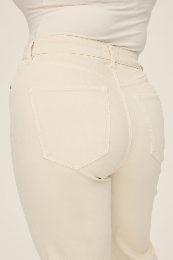 ASE PLUS - STRAIGHT JEANS | ECRU