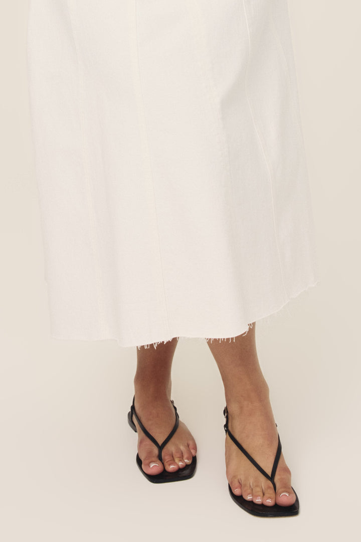 PSA PLUS - DENIM MAXI DRESS | OPTIC
