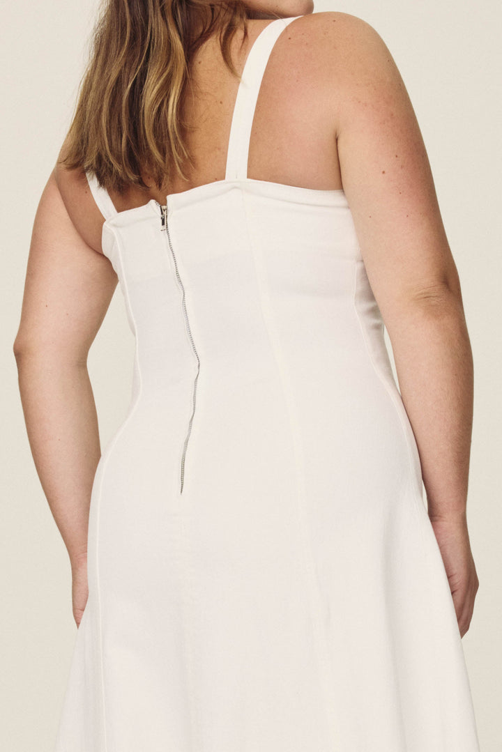 PSA PLUS - DENIM MAXI DRESS | OPTIC