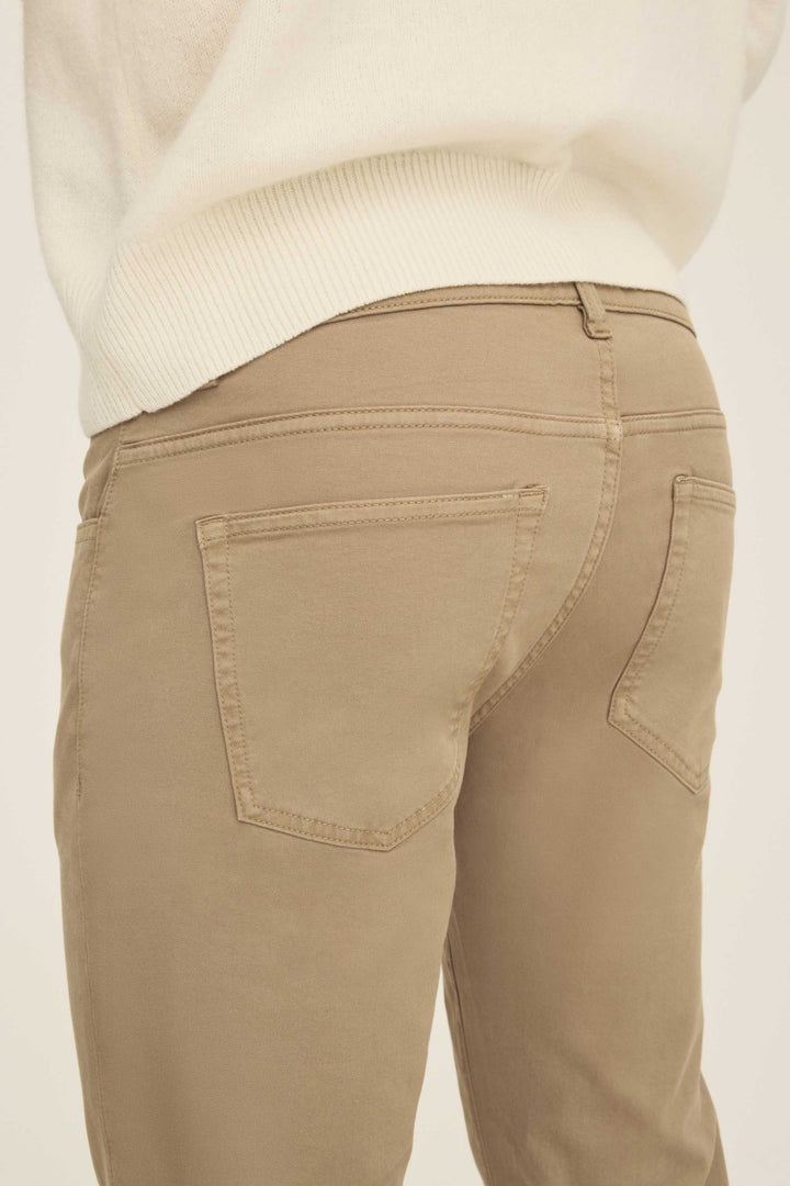 AMS - SLIM PANTS | HAZELNUT
