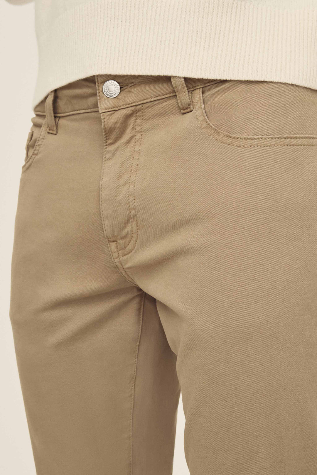 AMS - SLIM PANTS | HAZELNUT