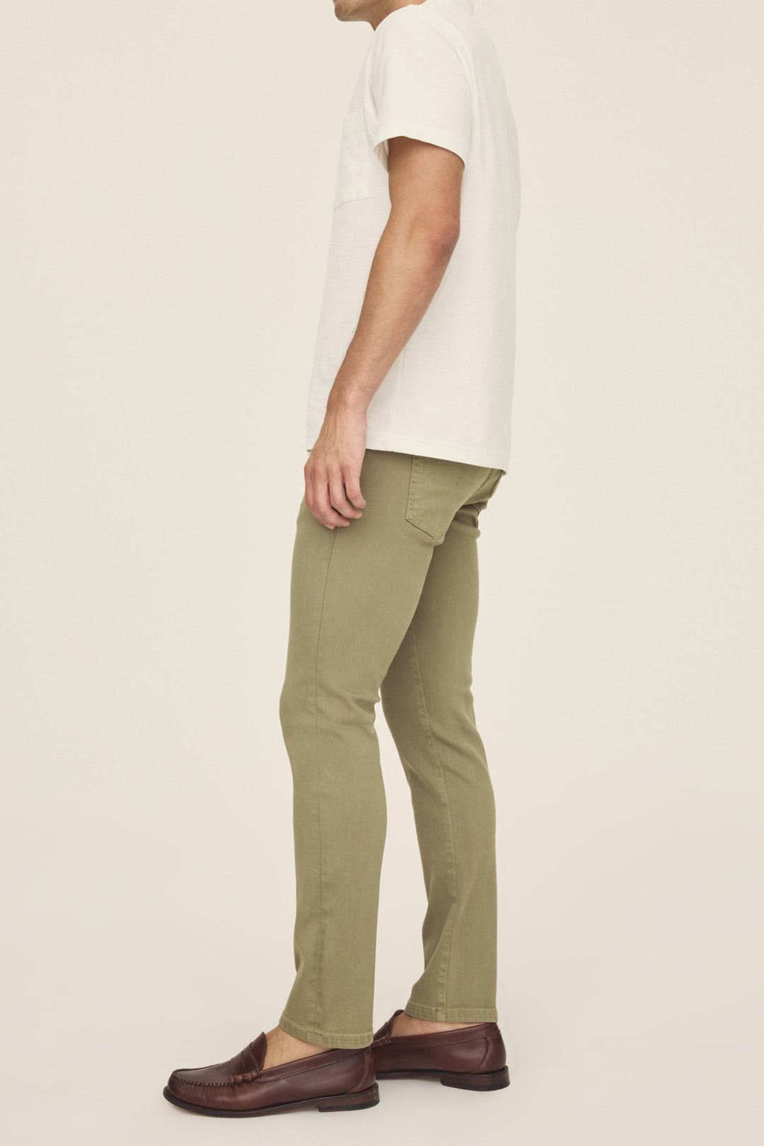 AMS - SLIM JEANS | LIGHT MOSS