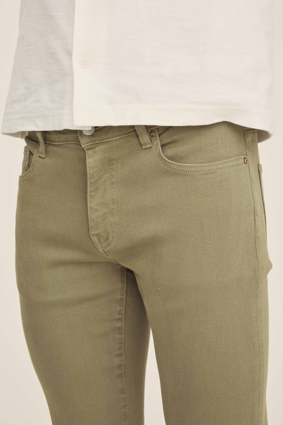 AMS - SLIM JEANS | LIGHT MOSS